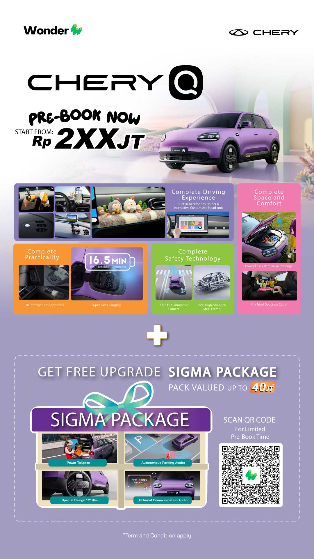 Chery Wonder Group | Prebook Chery Q Bogor